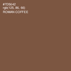 #7D5642 - Roman Coffee Color Image